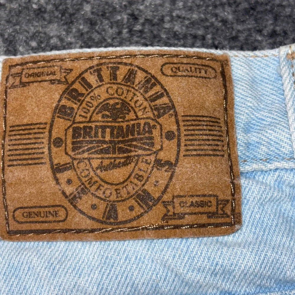 Vintage Britannia Classic Jeans Mens‎ 36x34 Light Baggy Straight Leg 90s Skater